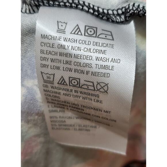 Jason Wu Women's Black Floral Sweetheart Neck Half Sleeve Knee Length Dress L - Picture 11 of 12